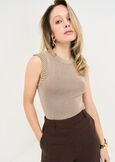 Top Trilly lurex e pliss&eacute; GOLD Donna immagine n. 1