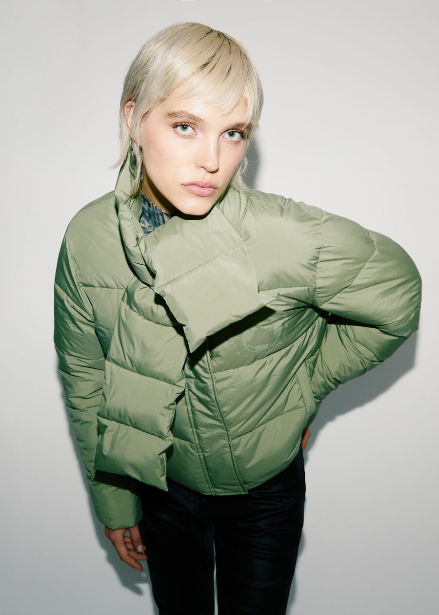 Piumino eco 100% riciclato Puff VERDE ECOVERDE ECO Donna , immagine n. 1