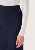 Gonna Gladys in tessuto tecnico NERO BLACKBEIGE GESSOBLU Donna immagine n. 4