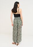 Pantaloni Packy larghi animalier VERDE AQUA Donna immagine n. 4