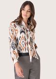 Giasmine satin blouse BEIGE LANA Woman image number 1