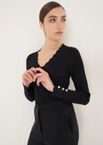 Matisse slim-fit knit top NERO BLACK Woman image number 1