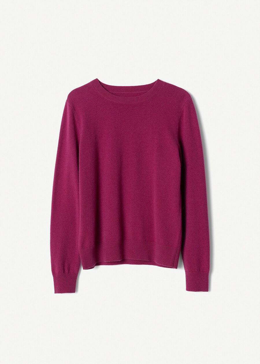Maglia Monroe in lana ROSSO MAGENTAVERDE PAVONE Donna , immagine n. 5