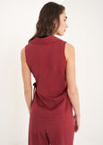 Camicia Tassiopea in cotone ROSSO BORDEAUX Donna immagine n. 3