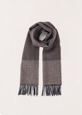 Sabin bicolor pattern scarf  Woman image number 1