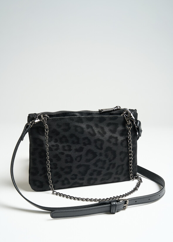 Borsa pochette Katonga animalier NERO Donna null