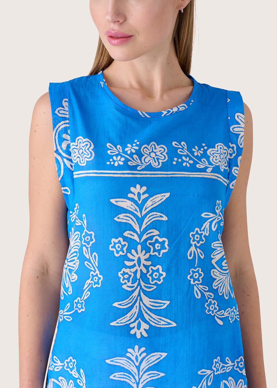 Top Taissa 100% cotone BLU CARRIBEAN Donna , immagine n. 2