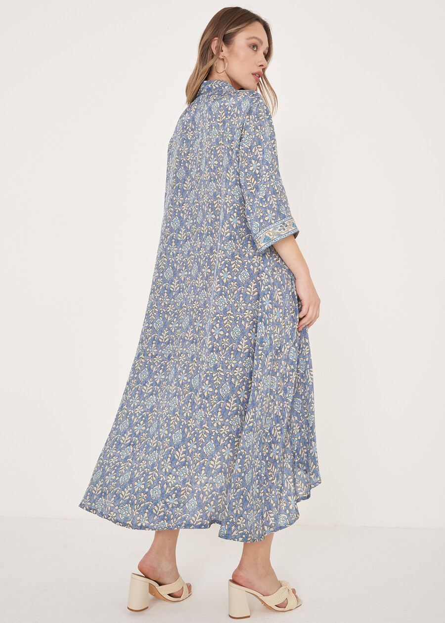 Abito Adelaide Lungo Fantasia BLU AVION Donna , immagine n. 3