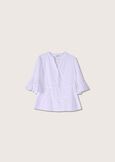 Camicia Cinzy 100% cotone Sangallo BIANCO Donna immagine n. 4