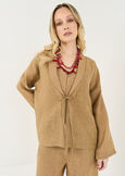 Claris kimono cover-up BEIGE Woman image number 1