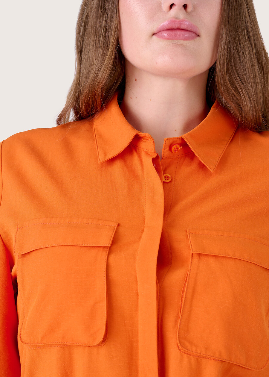 Amelie chemisier dress ARANCIO SUNRISE Woman , image number 2