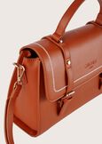 Bryn eco-leather satchel MARRONE CARAMELLONERO Woman image number 2
