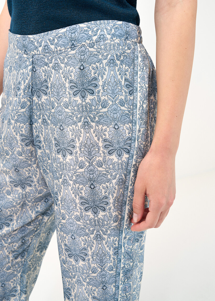 Pantaloni Pablo stampati CELESTE FIORDALISO Donna , immagine n. 3