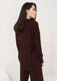 Cliff long lurex cardigan MARRONE Woman image number 4