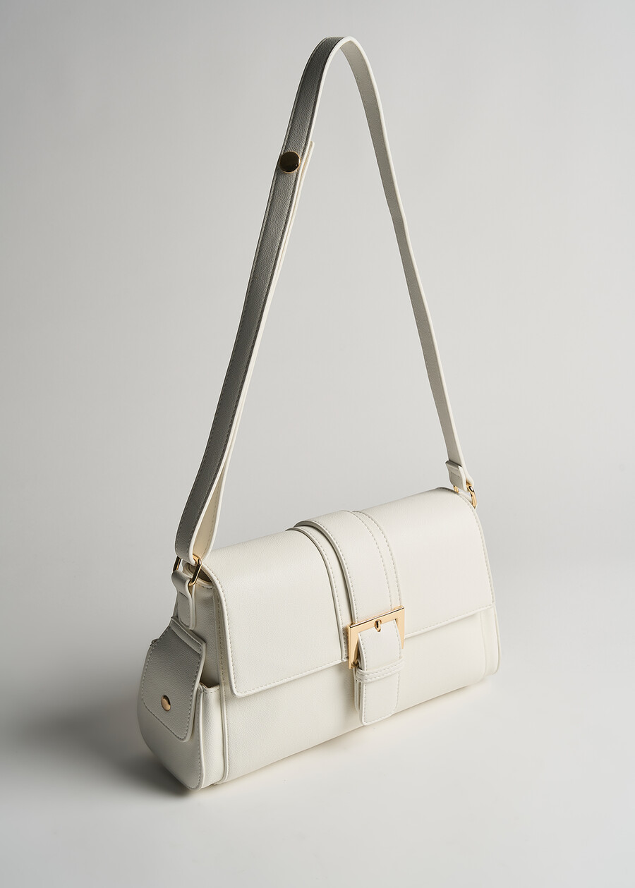 Bayr crossbody with side pockets BEIGEBIANCO WHITE Woman , image number 2