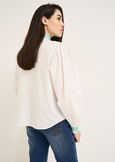Cloe puff sleeve shirt BIANCO WHITE Woman image number 3