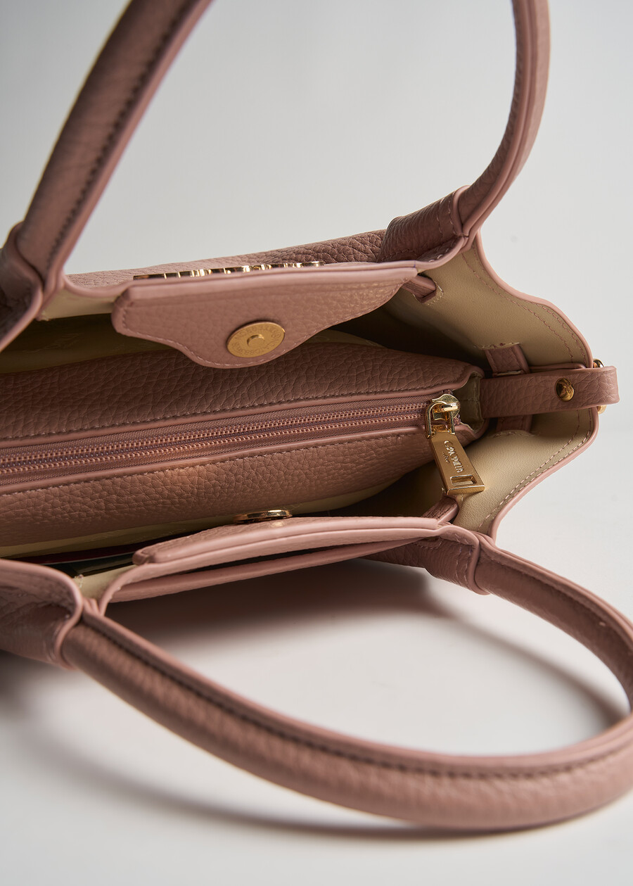 Borsa shopping Beatrice Small in ecopelle stampa c ROSABIANCO WHITE Donna , immagine n. 3