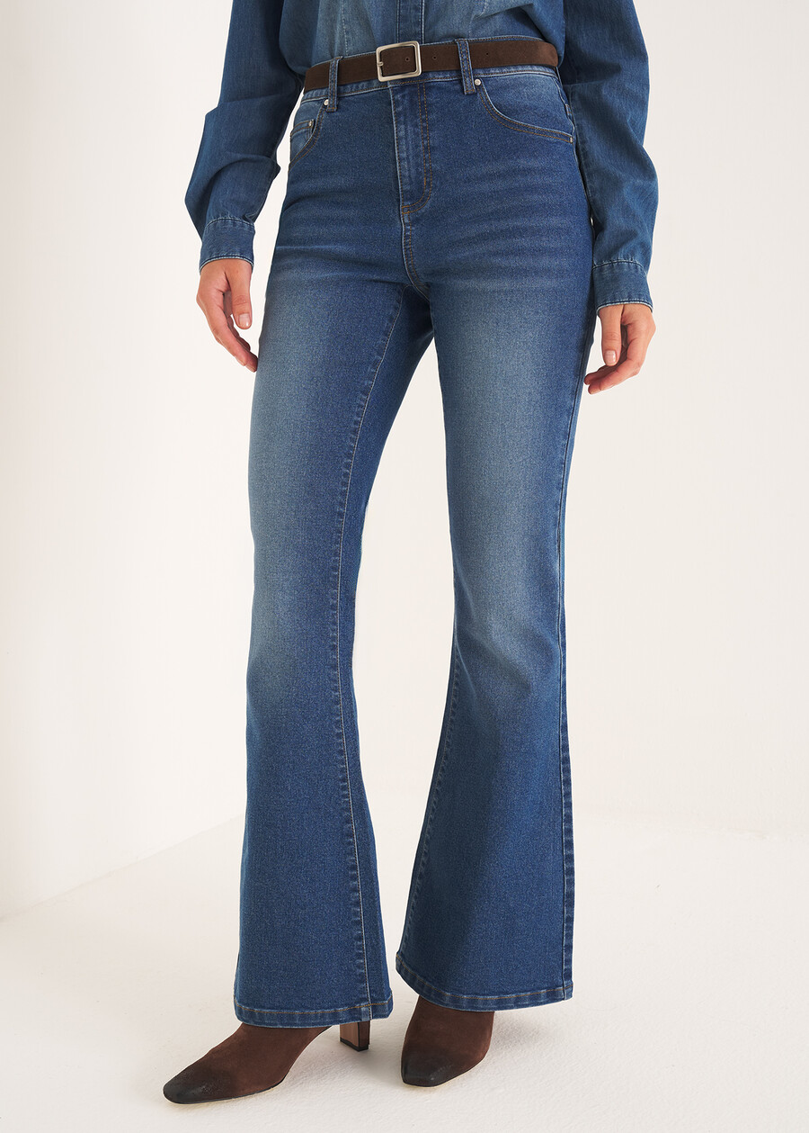 Pantalone denim Cindy modello flare DENIMDENIM Donna , immagine n. 2