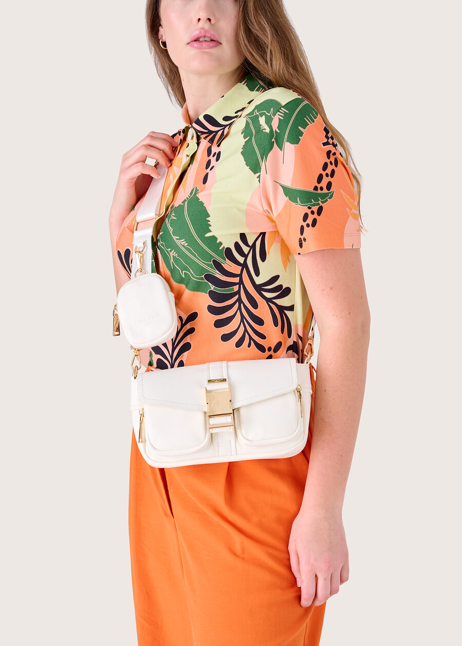 Bellis eco-leather shoulder bag BIANCOBLUE OLTREMARE  Woman , image number 1