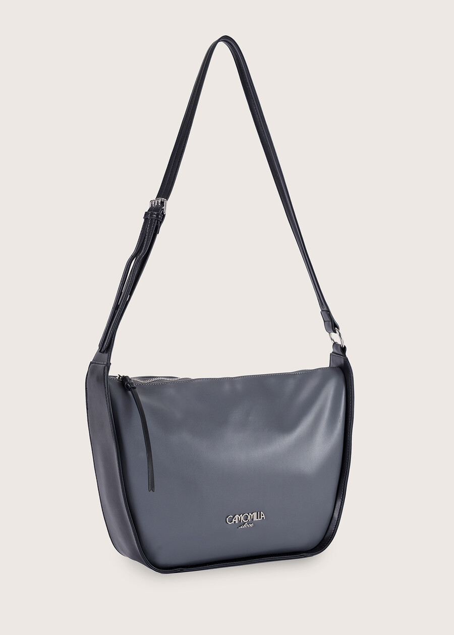 Tracolla Betta in ecopelle BLU GRAFITEBEIGE CAMMELLO Donna , immagine n. 2