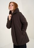Piumino Patly liscio con cappuccio MARRONEGRIGIO Donna immagine n. 2