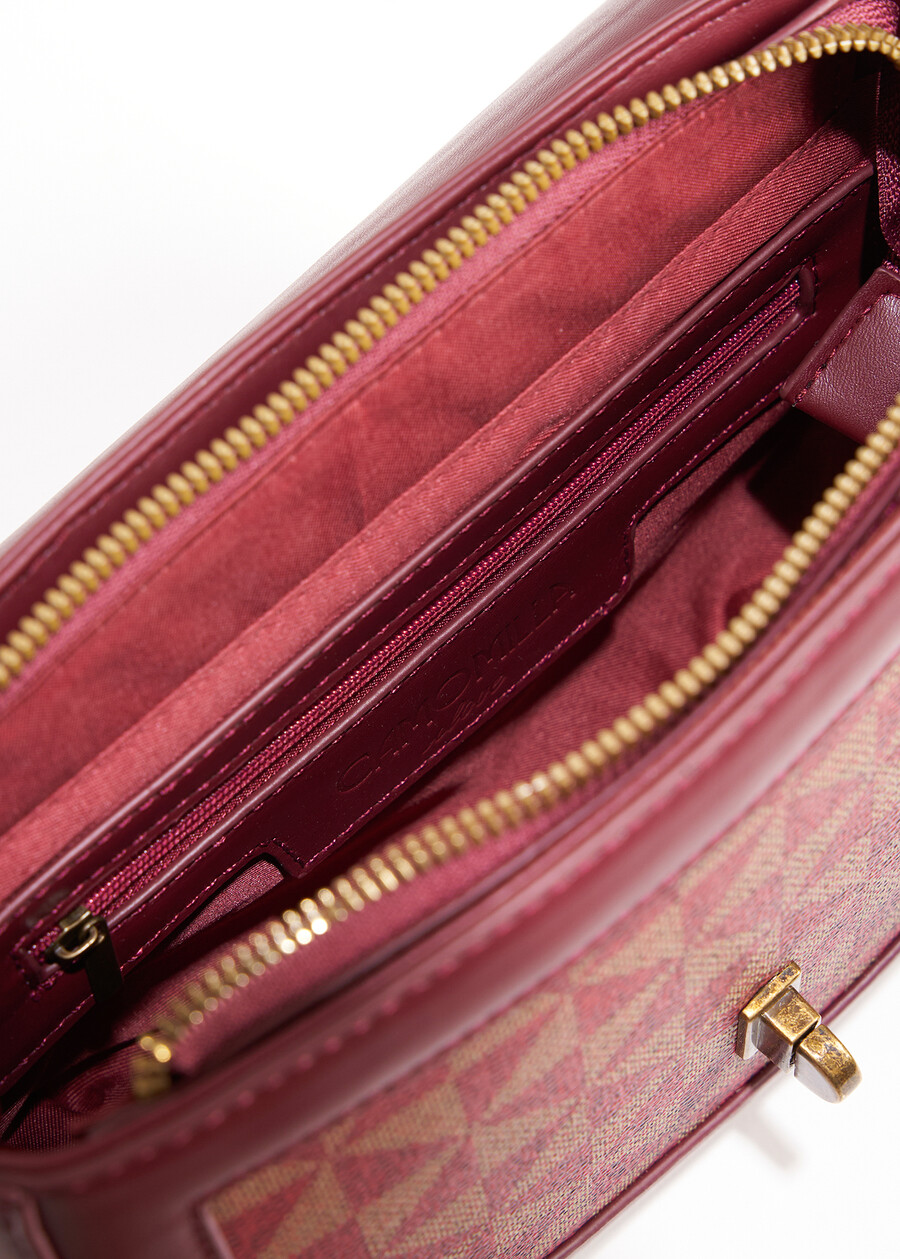 Tracolla Bonye fantasia geometrica ROSSO CHIANTI Donna , immagine n. 4