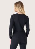 Maglia Laura in jersey NERO BLACKGRIGIO CLOUD Donna immagine n. 3