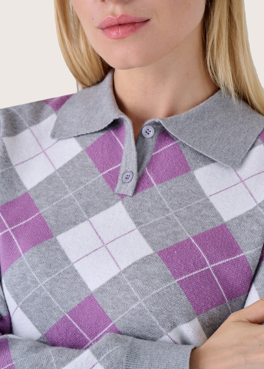 Maglia Magic modello polo GRIGIO LIGHT GREY Donna , immagine n. 2