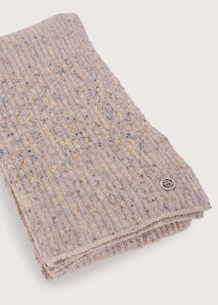 Sofia lurex scarf BEIGE GREIGE Woman , image number 3