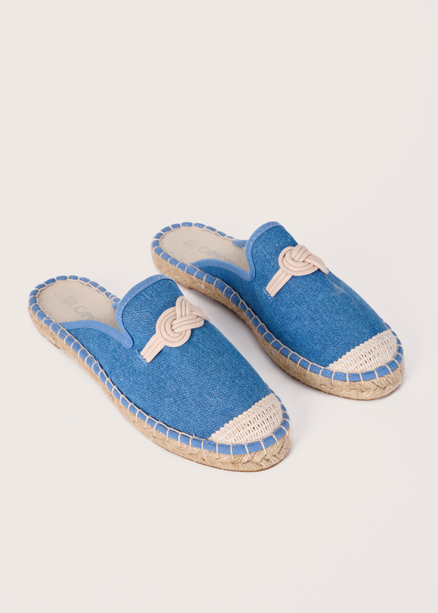 Sun medium denim espadrilles DENI DENIM Woman , image number 1