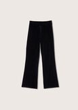 Victoria velvet trousers NERO BLACK Woman image number 6