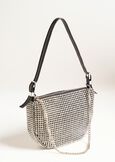 Pochette Barbara con cristalli GOLDGRIGIO SILVER  Donna immagine n. 2