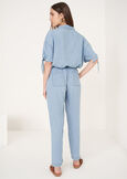 Pantaloni Poke effetto denim DENIM MEDIUM DENIM Donna immagine n. 4