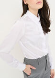 Camicia Alessia-F in satin BIANCO WHITE Donna immagine n. 2