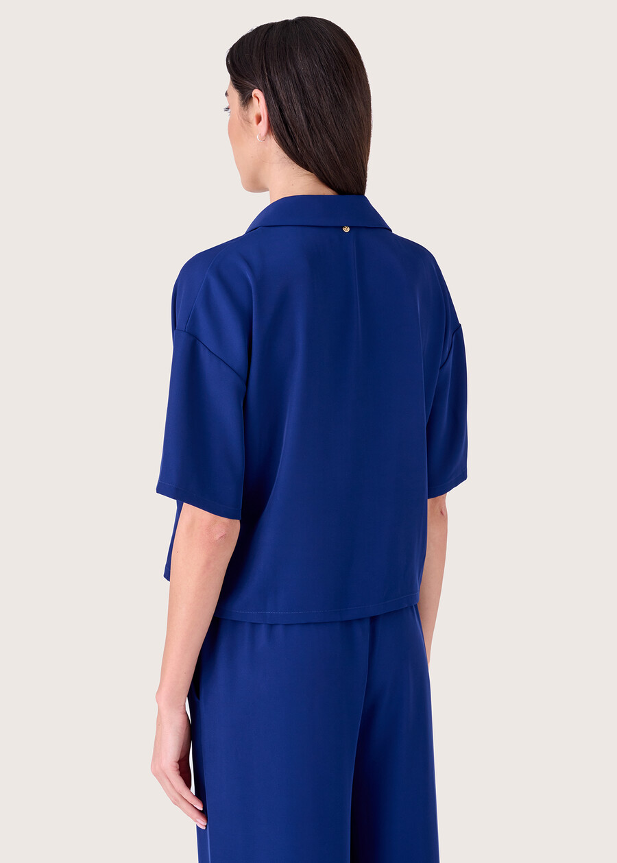 Camicia a manica corta Shaona BLU Donna , immagine n. 3