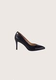 Sindy 100% leather  décolleté shoe NERO BLACK Woman image number 2