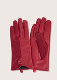 Goran genuine leather gloves ROSSO CARPET Woman image number 2