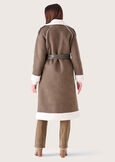 Cappotto Clarisse in eco-suede VERDE CAPPER Donna immagine n. 4