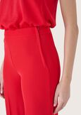 Ashley cady trousers BLUE OLTREMARE ROSSO TULIPANO Woman image number 3
