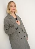 Cleo houndstooth coat NERO BLACK Woman image number 3