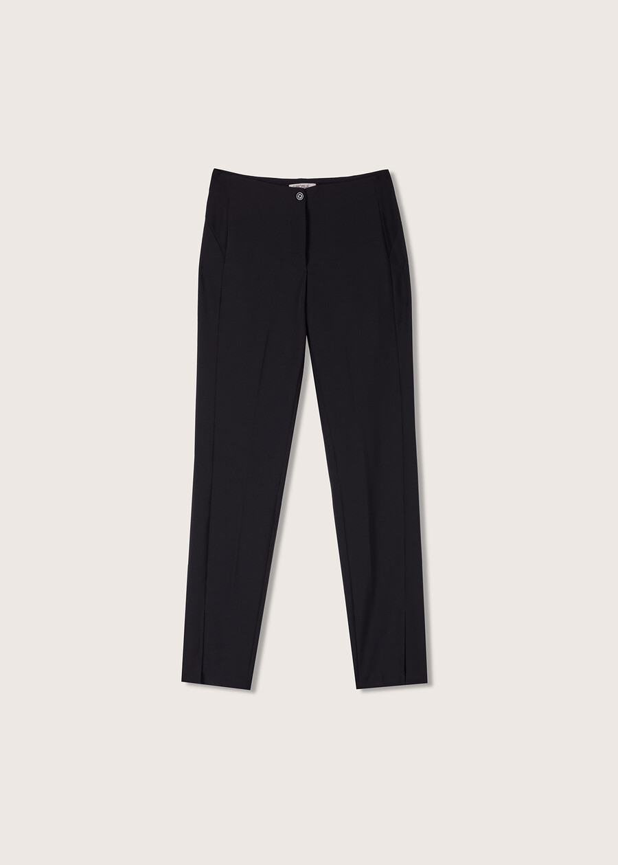 Pix technical fabric trousers NERO BLACK Woman , image number 4