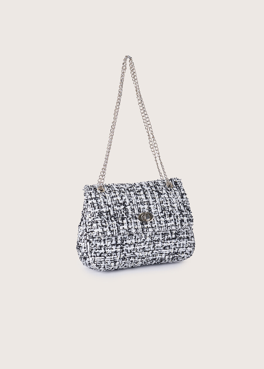 Bethany bouclé clutch bag BIANCO WHITEBEIGE GESSOBLU AQUAMARINE Woman , image number 1