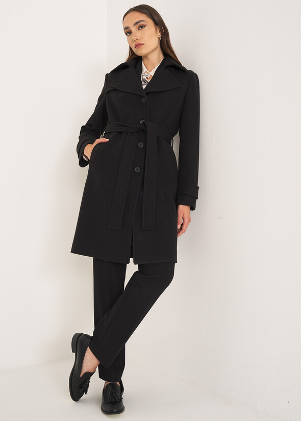 Trench Coat hybrid jacket NERO BLACK Woman null