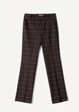 Pantalone Porter check MARRONE TERRA Donna immagine n. 5