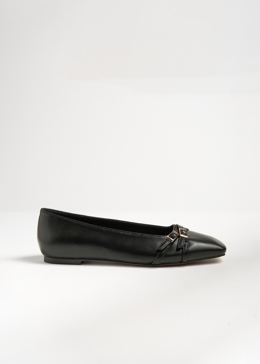 Ballerina Sara in ecopelle NERO Donna , immagine n. 5