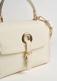 Barbara deer-print faux leather satchel BIANCO WHITEAZZURO AZZURRO Woman image number 3