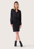Gonna Gladys in tessuto tecnico NERO BLACKBEIGE GESSOBLU Donna immagine n. 3