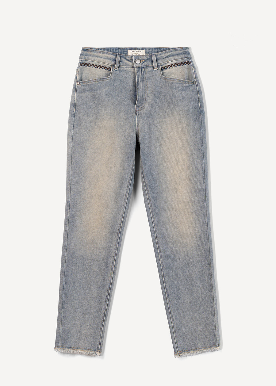 Kate skinny denim capri pants DENIM LIGHT DENIM Woman , image number 6