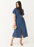 Abito midi Azalea in chambray DENIM Donna immagine n. 1