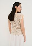 Top Taiger in filo con paillettes BEIGE LIGHT BEIGE Donna immagine n. 4